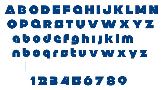 Null-Free font